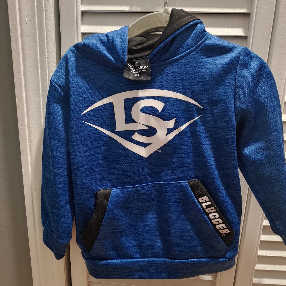 Colosseum Blue and Black Kids Hoodie / Size 2t
